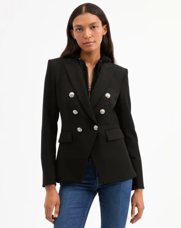 Miller Dickey Jacket Blackandsilver Women Veronica Beard Jackets and Outerwear Miller Dickey Jacket Blackandsilver Women Veronica Beard Jackets and Outerwear