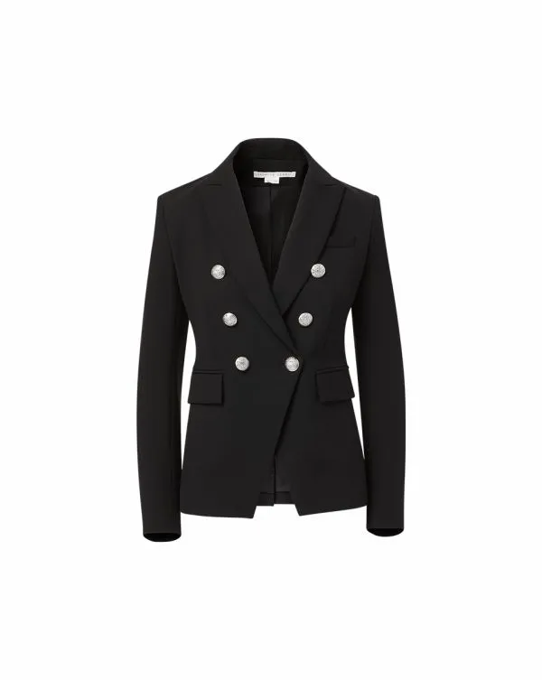 Miller Dickey Jacket Blackandsilver Women Veronica Beard Jackets and Outerwear Miller Dickey Jacket Blackandsilver Women Veronica Beard Jackets and Outerwear