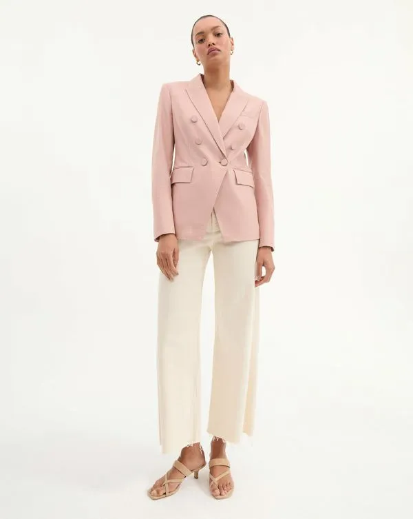 Miller Leather Dickey Jacket Pink Clay Women Veronica Beard Jackets and Outerwear Miller Leather Dickey Jacket Pink Clay Women Veronica Beard Jackets and Outerwear