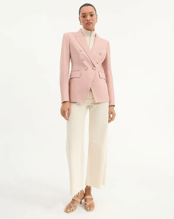Miller Leather Dickey Jacket Pink Clay Women Veronica Beard Jackets and Outerwear Miller Leather Dickey Jacket Pink Clay Women Veronica Beard Jackets and Outerwear