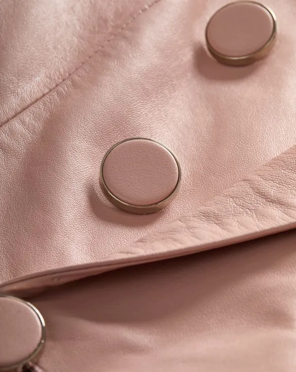 Miller Leather Dickey Jacket Pink Clay Women Veronica Beard Jackets and Outerwear Miller Leather Dickey Jacket Pink Clay Women Veronica Beard Jackets and Outerwear