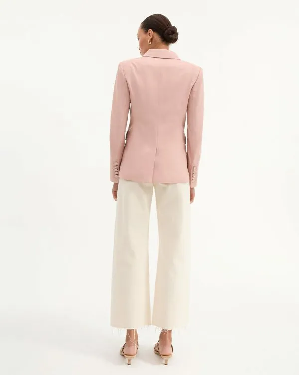 Miller Leather Dickey Jacket Pink Clay Women Veronica Beard Jackets and Outerwear Miller Leather Dickey Jacket Pink Clay Women Veronica Beard Jackets and Outerwear