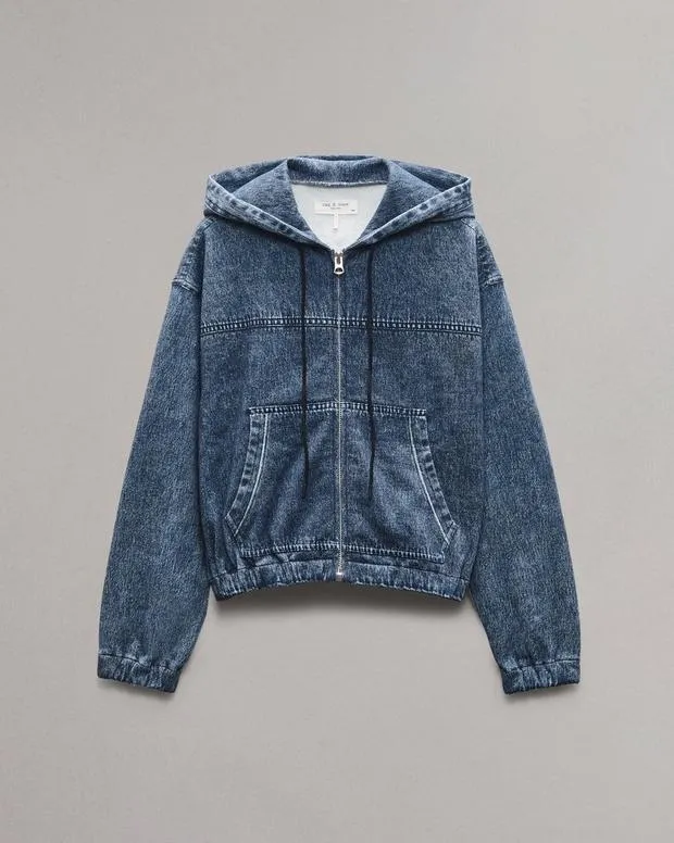 MiramarSweaters and Sweatshirts Miramar Fleece Davina Hoodie Topaz 8211 rag and bone Women