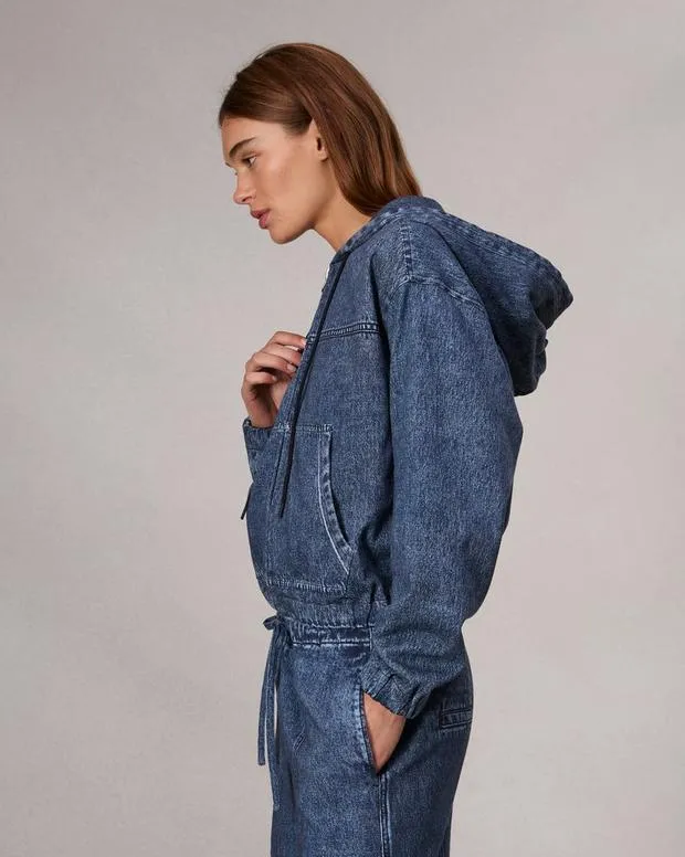 MiramarSweaters and Sweatshirts Miramar Fleece Davina Hoodie Topaz 8211 rag and bone Women