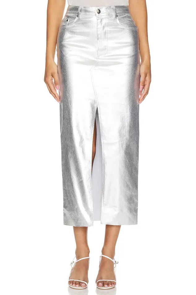Naomi Maxi Skirt Silver Women Lovers and Friends Skirts