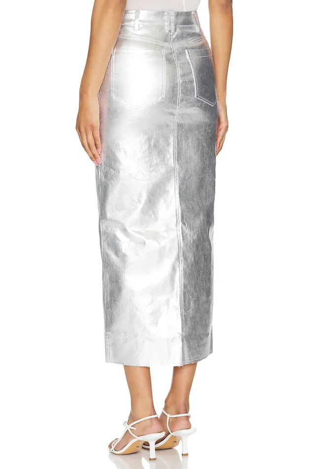 Naomi Maxi Skirt Silver Women Lovers and Friends Skirts Naomi Maxi Skirt Silver Women Lovers and Friends Skirts