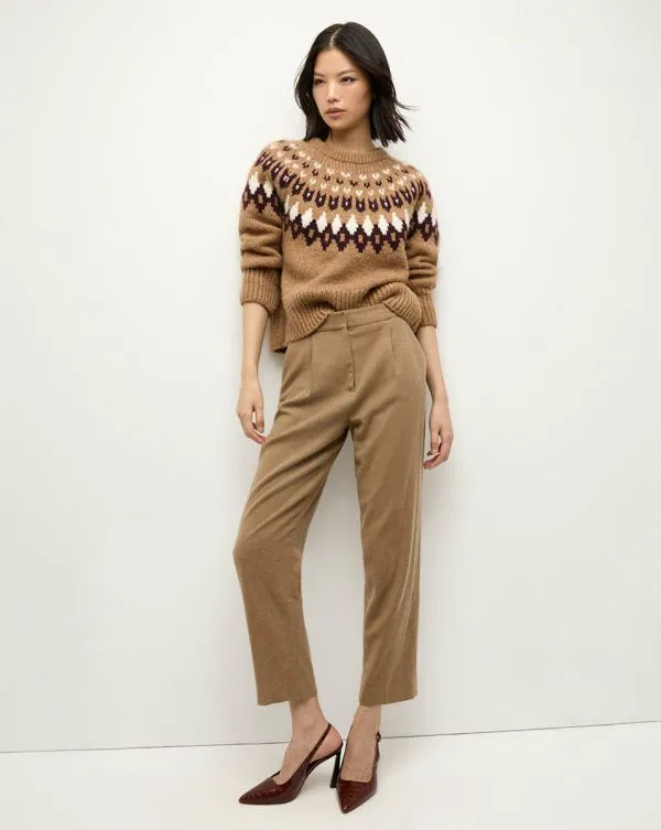 Netta Pant Heather Russet Women Veronica Beard Pants