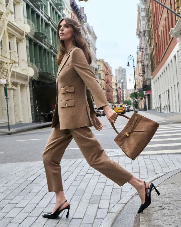 Netta Pant Heather Russet Women Veronica Beard Pants Netta Pant Heather Russet Women Veronica Beard Pants