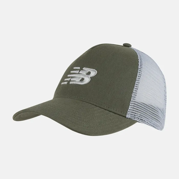 New Balance Hats MenWomen Trucker Hat DEEP OLIVE GREEN