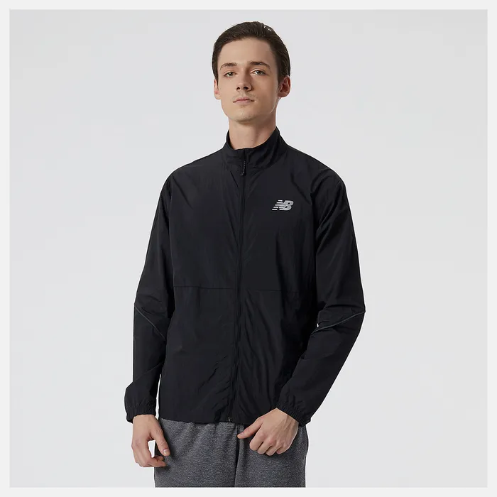 New Balance Impact Run Packable Jacket BLACK Men Jackets and Vests