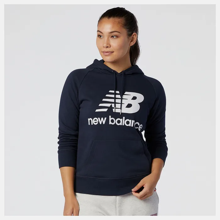 New Balance NB Essentials Pullover Hoodie ECLIPSE Women Matching Sets