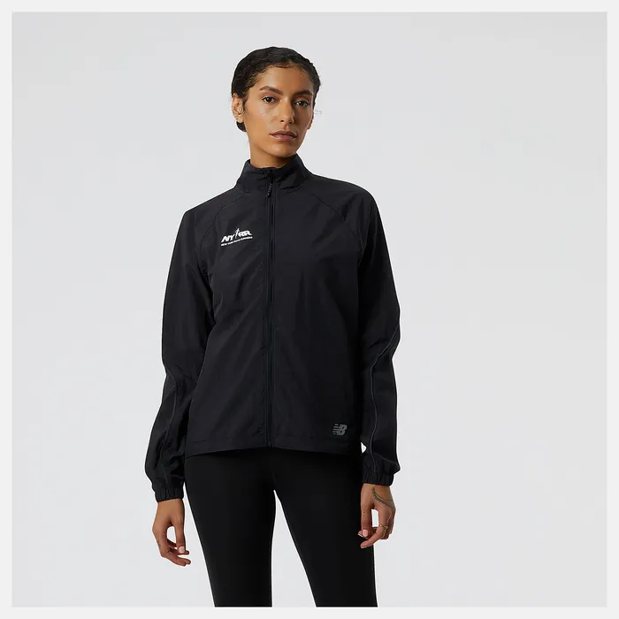 New Balance Run For Life Impact Run Jacket BLACK Women Jackets and Vests