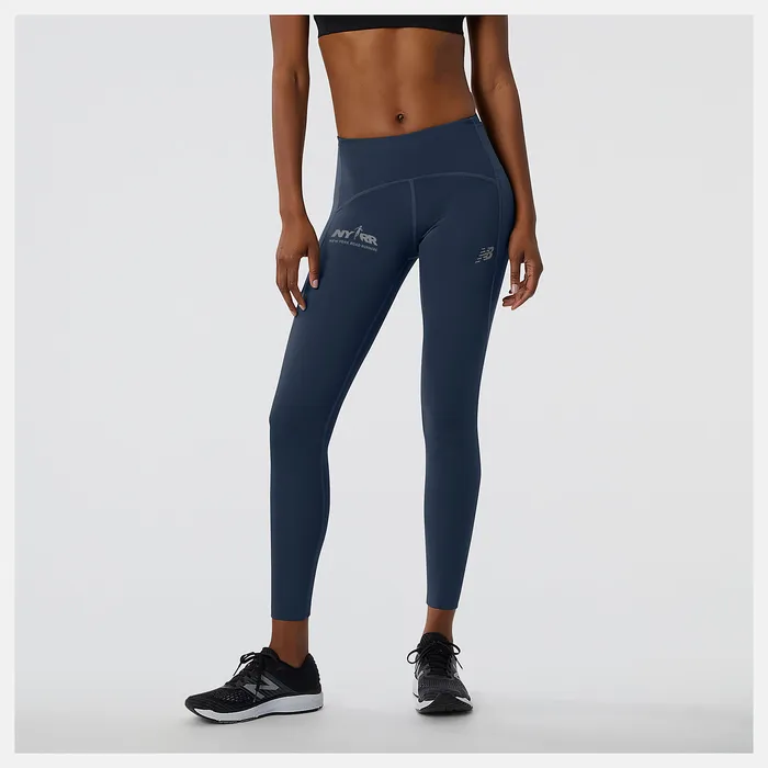 New Balance Run For Life Impact Run Tight NATURAL INDIGO Women Pants and Leggings New Balance Run For Life Impact Run Tight NATURAL INDIGO Women Pants and Leggings