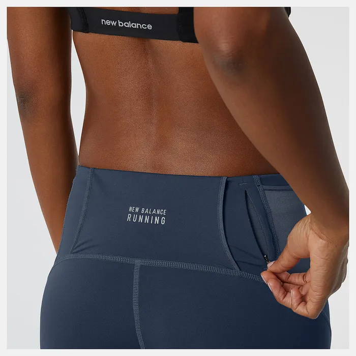New Balance Run For Life Impact Run Tight NATURAL INDIGO Women Pants and Leggings New Balance Run For Life Impact Run Tight NATURAL INDIGO Women Pants and Leggings