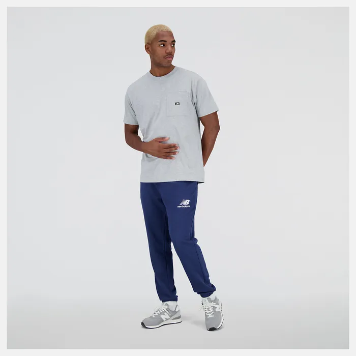 New Balance Shirts Men Essentials Reimagined Cotton Jersey Short Sleeve Tshirt ATHLETIC GREY New Balance Shirts Men Essentials Reimagined Cotton Jersey Short Sleeve Tshirt ATHLETIC GREY