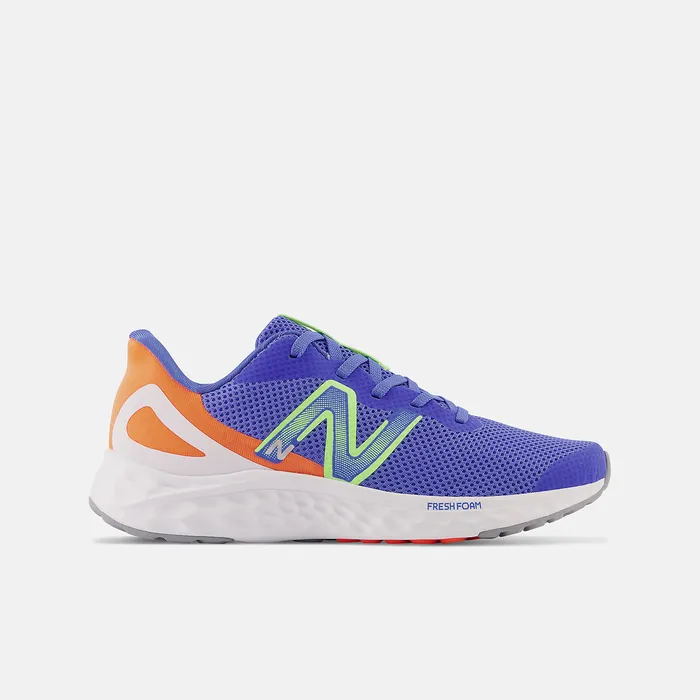 New Balance Size 35 8211 7 Kids Fresh Foam Arishi v4 Bright Lapis with Bleached Lime Glo and Neon Dragonfly New Balance Size 35 8211 7 Kids Fresh Foam Arishi v4 Bright Lapis with Bleached Lime Glo and Neon Dragonfly