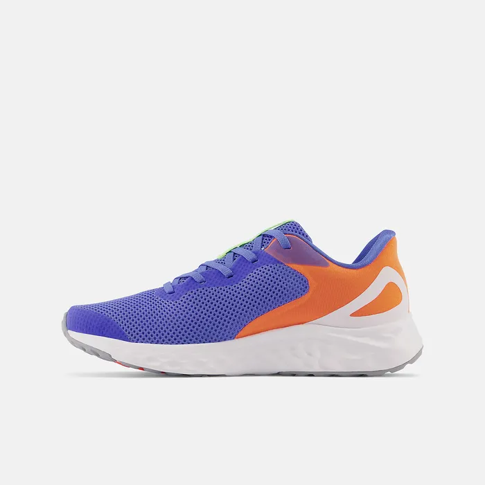 New Balance Size 35 8211 7 Kids Fresh Foam Arishi v4 Bright Lapis with Bleached Lime Glo and Neon Dragonfly
