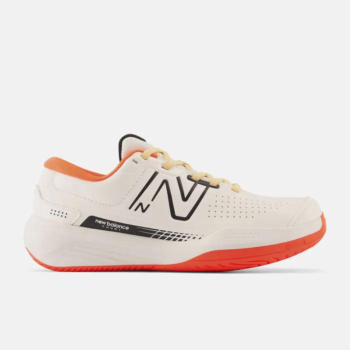 New Balance Tennis Women 696v5 Sea Salt with Neon Dragonfly