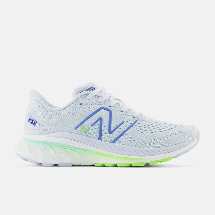 New Balance Walking Women Fresh Foam X 860v13 Starlight with Pixel Green and Bright Lapis New Balance Walking Women Fresh Foam X 860v13 Starlight with Pixel Green and Bright Lapis