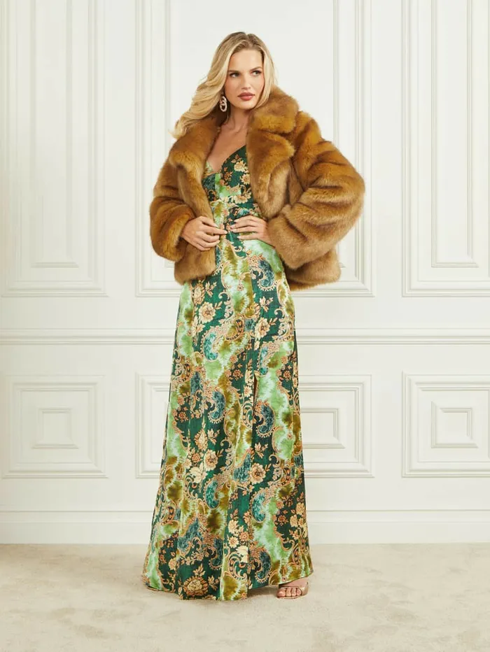 New Gwenda FauxFur Jacket Camel Jackets and Coats GUESS Women New Gwenda FauxFur Jacket Camel Jackets and Coats GUESS Women