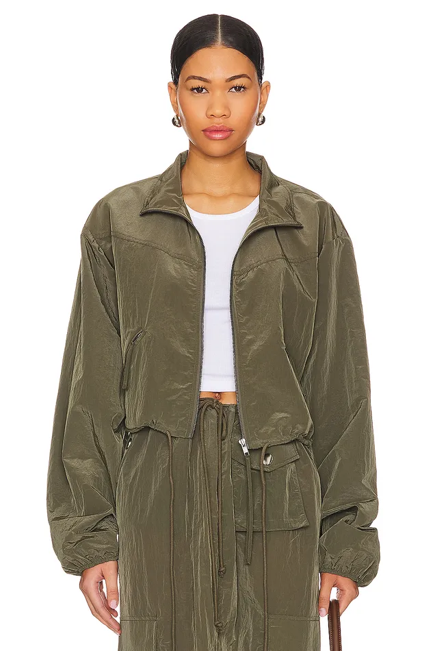 Noah Jacket Olive Green Women Lovers and Friends Jackets and Coats