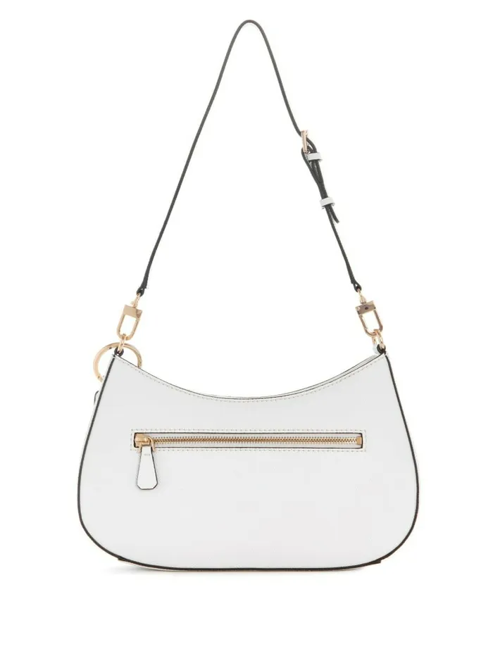 Noelle Shoulder Bag White Women Handbags GUESS Noelle Shoulder Bag White Women Handbags GUESS