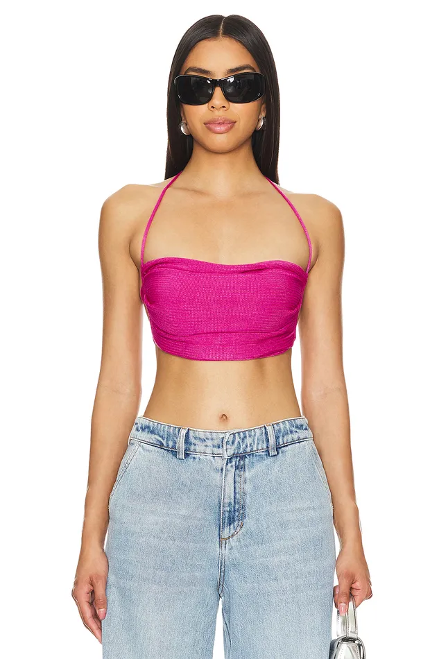 Orquidea Top Hibiscus Pink Women Lovers and Friends Tops