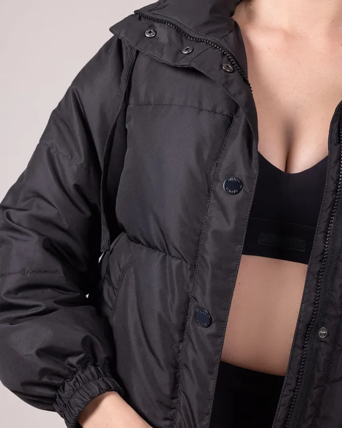Outerwear Bloch Adult Bloch Cropped Puffer Black Outerwear Bloch Adult Bloch Cropped Puffer Black