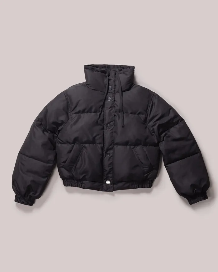 Outerwear Bloch Adult Bloch Cropped Puffer Black Outerwear Bloch Adult Bloch Cropped Puffer Black