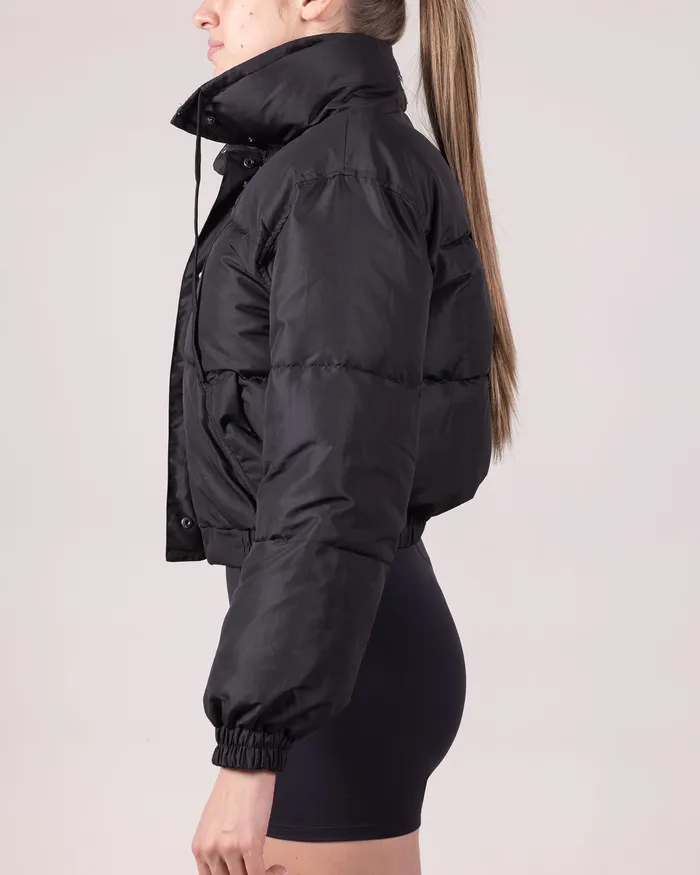 Outerwear Bloch Adult Bloch Cropped Puffer Black Outerwear Bloch Adult Bloch Cropped Puffer Black