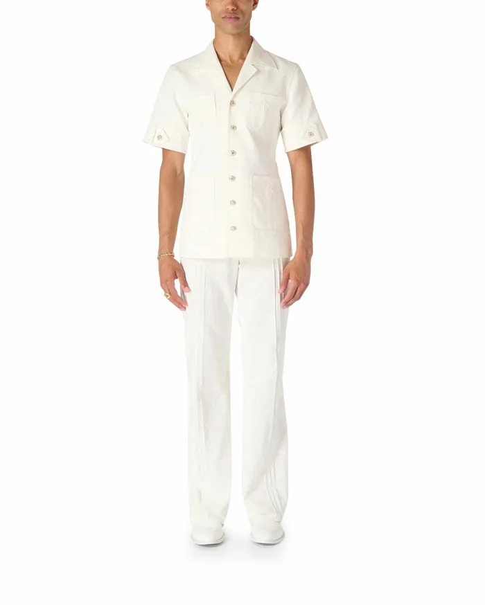 Outerwear Men Casablanca Paris Short Sleeve Safari Jacket Outerwear Men Casablanca Paris Short Sleeve Safari Jacket