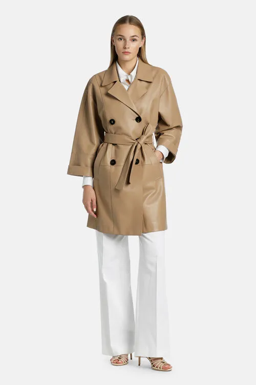 Outerwear Vespaio Vespaio Beige Luisa Spagnoli Women Outerwear Vespaio Vespaio Beige Luisa Spagnoli Women