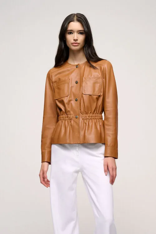 Outerwear Vicario Vicario Cognac 8211 Luisa Spagnoli Women