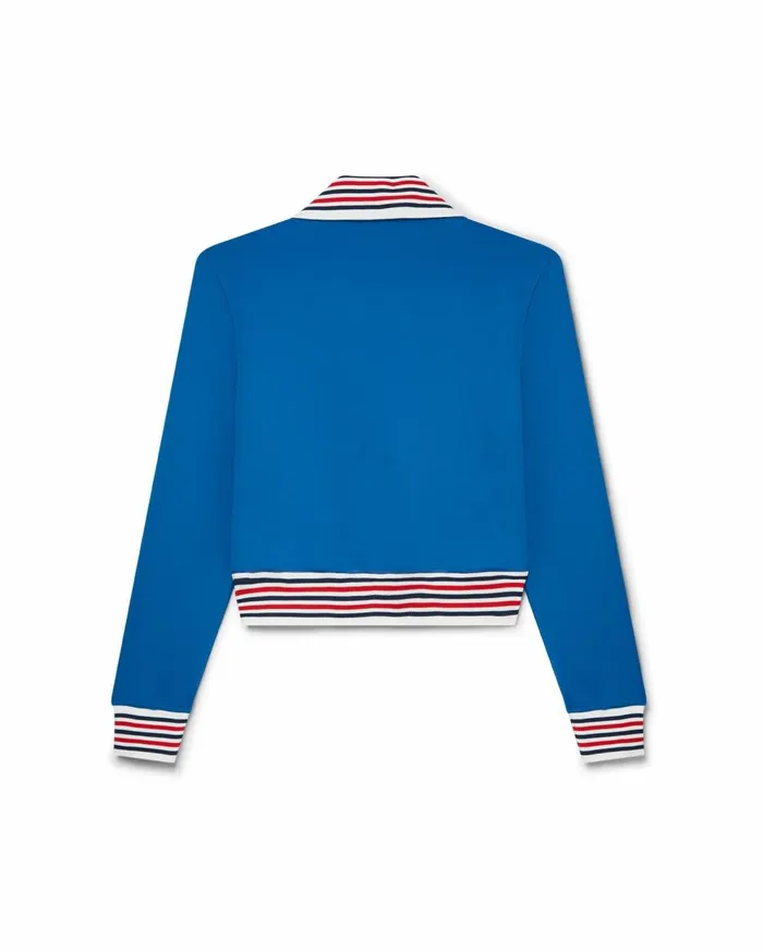 Outerwear Women Casablanca Paris Blue Triple Zip Tracksuit Jacket