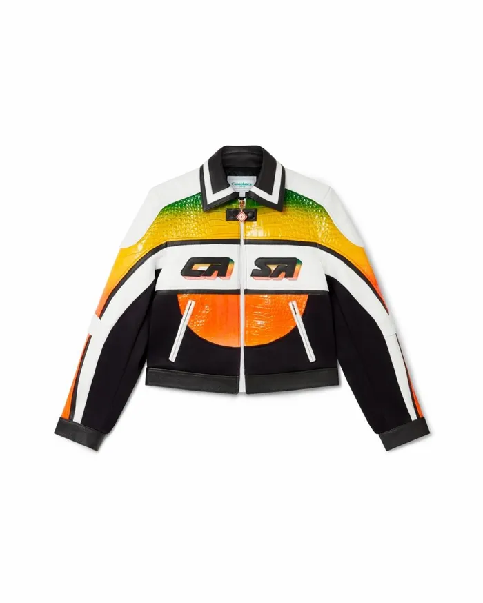 Outerwear Women Casablanca Paris Casa Sport Leather Jacket