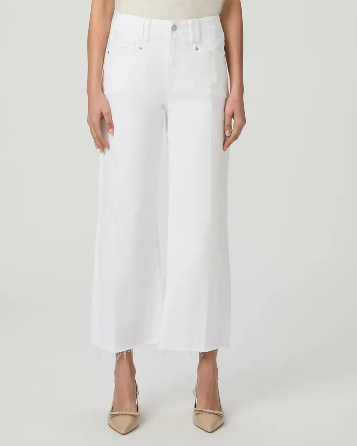 PAIGE Anessa Wide Leg Jean 8211 Crisp White Women Wide Leg PAIGE Anessa Wide Leg Jean 8211 Crisp White Women Wide Leg