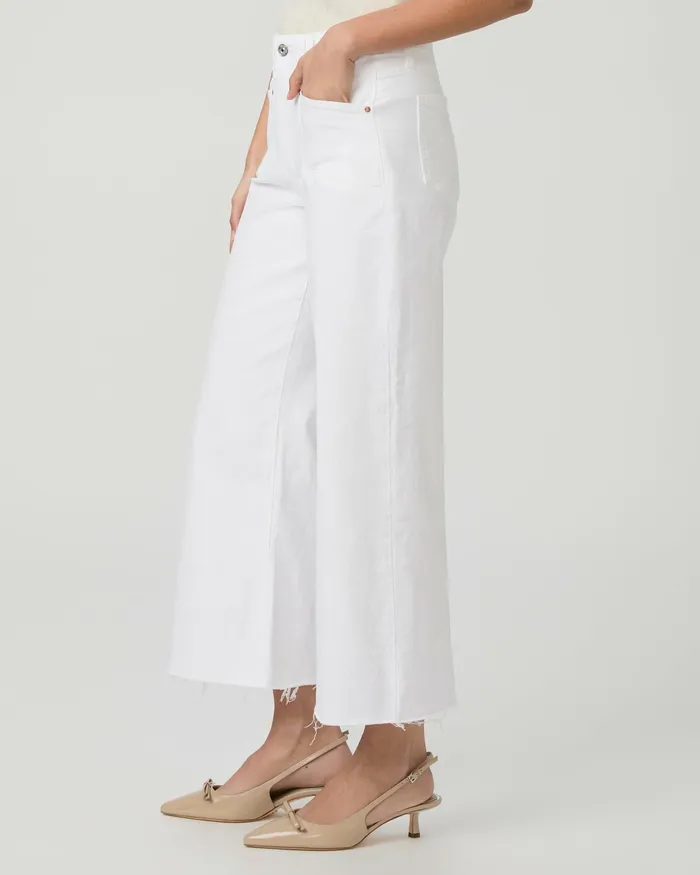 PAIGE Anessa Wide Leg Jean 8211 Crisp White Women Wide Leg PAIGE Anessa Wide Leg Jean 8211 Crisp White Women Wide Leg