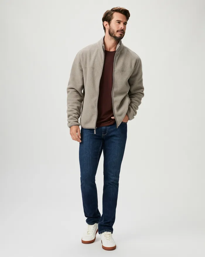 PAIGE Armando Zip Up 8211 Silver Pearl Men Jackets and Coats PAIGE Armando Zip Up 8211 Silver Pearl Men Jackets and Coats