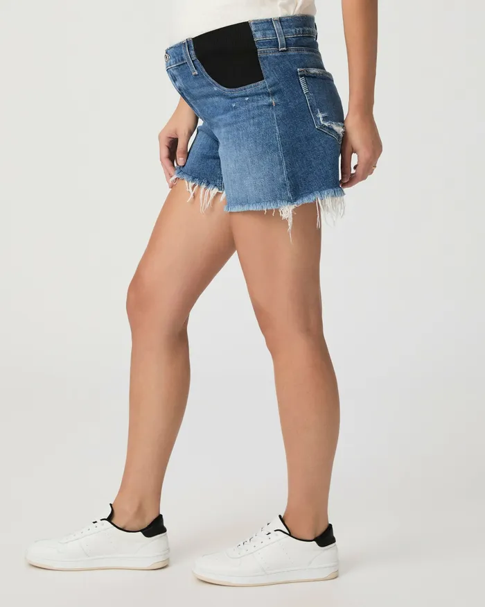 PAIGE Asher Short Maternity 8211 Chillin Destructed Women Shorts