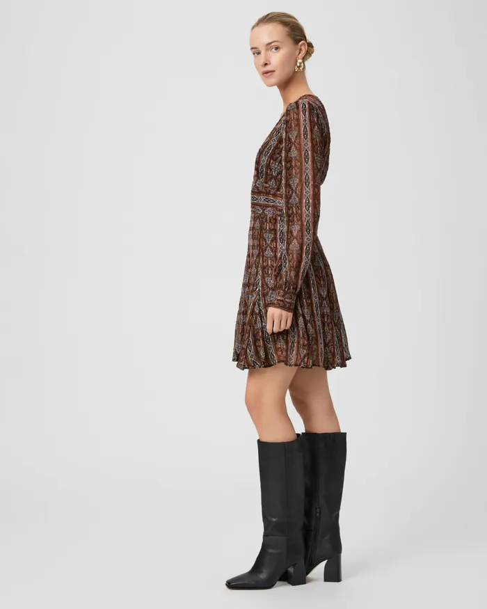 PAIGE Bucatini Dress 8211 Landslide Multi Silk Women Dresses PAIGE Bucatini Dress 8211 Landslide Multi Silk Women Dresses