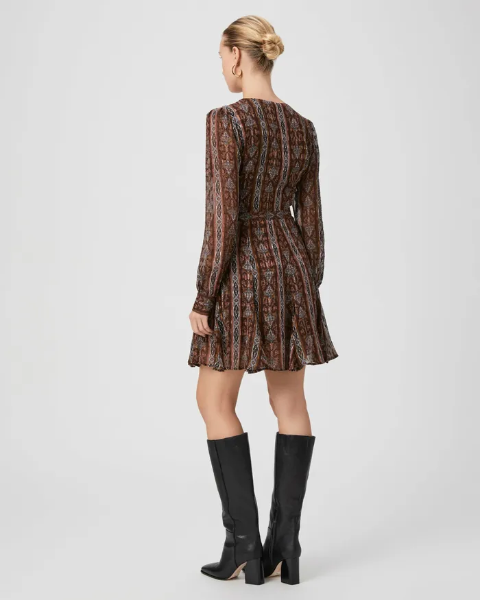 PAIGE Bucatini Dress 8211 Landslide Multi Silk Women Dresses PAIGE Bucatini Dress 8211 Landslide Multi Silk Women Dresses
