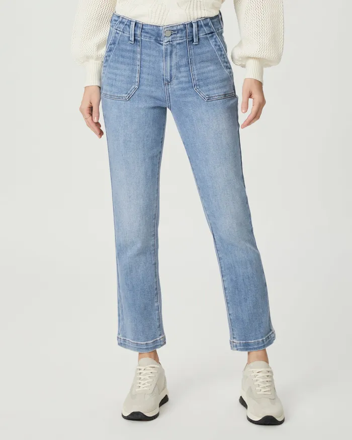PAIGE Mayslie Straight Ankle Pant 8211 Mel Women Straight PAIGE Mayslie Straight Ankle Pant 8211 Mel Women Straight