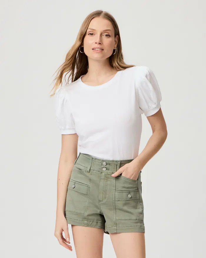 PAIGE Olivia Cargo Short 8211 Vintage Sweet Succulent Women Shorts