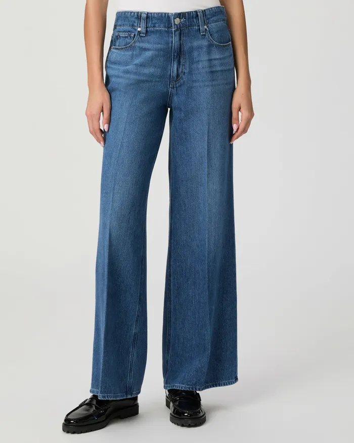 PAIGE Wide Leg Women Zoey 31 Inch Wide Leg Jean 8211 Brentley PAIGE Wide Leg Women Zoey 31 Inch Wide Leg Jean 8211 Brentley