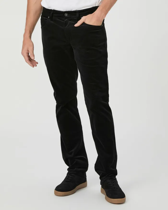 Pants and Joggers Lennox Slim Pant 8211 Black Corduroy 8211 PAIGE Men Pants and Joggers Lennox Slim Pant 8211 Black Corduroy 8211 PAIGE Men