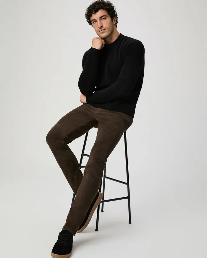 Pants and Joggers Men Icon Capsule Lennox Slim Pant 8211 Dark Arrowhead Suede PAIGE Pants and Joggers Men Icon Capsule Lennox Slim Pant 8211 Dark Arrowhead Suede PAIGE