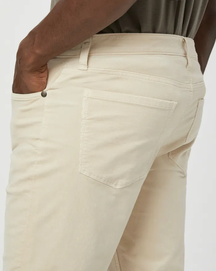 Pants and Joggers PAIGE Men Federal Slim Straight Pant 8211 Ivory Cream Corduroy Pants and Joggers PAIGE Men Federal Slim Straight Pant 8211 Ivory Cream Corduroy