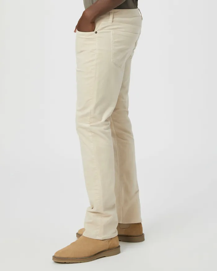 Pants and Joggers PAIGE Men Federal Slim Straight Pant 8211 Ivory Cream Corduroy Pants and Joggers PAIGE Men Federal Slim Straight Pant 8211 Ivory Cream Corduroy