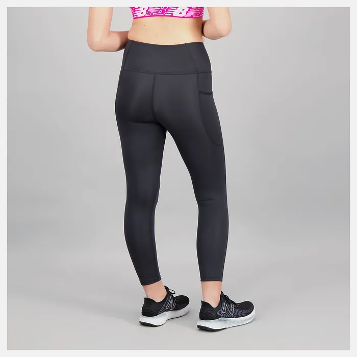 Pants and Leggings Women New Balance Shape Shield High Rise Pocket Crop BLACK Pants and Leggings Women New Balance Shape Shield High Rise Pocket Crop BLACK