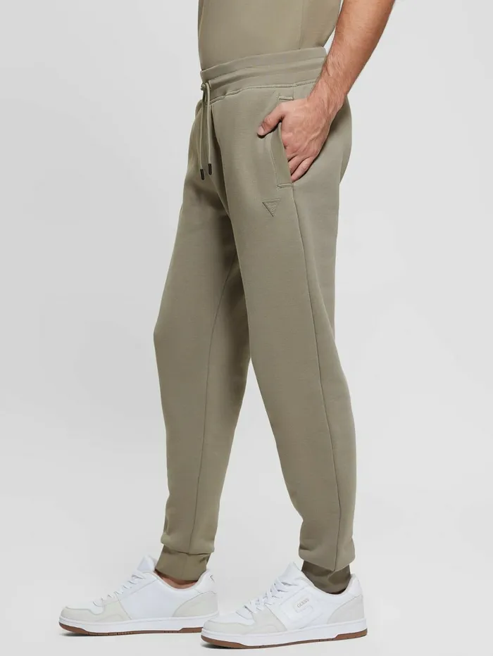 Pants and Shorts GUESS Men Eco Aldwin Logo Pants Mossy Green
